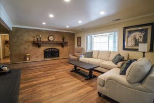 villa living family room